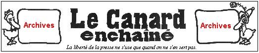 Les archives du Canard Enchaîn